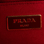 Shoulder Bag Small Canapa Tote Red Canapa Canvas