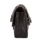 Shoulder Bag Classic Double Flap 26 Black Quilted Caviar Leather