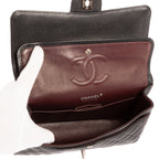Shoulder Bag Classic Double Flap 26 Black Quilted Caviar Leather