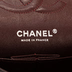 Shoulder Bag Classic Double Flap 26 Black Quilted Caviar Leather