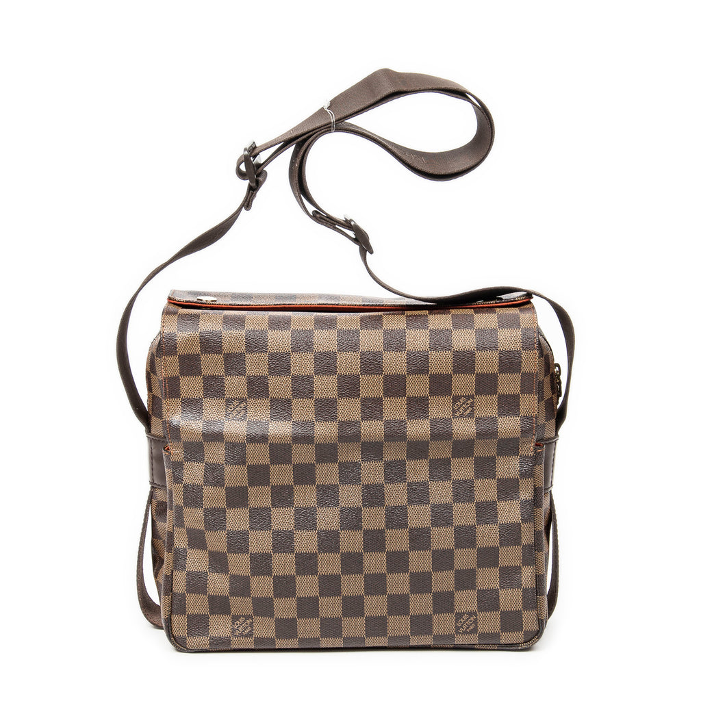 Shoulder Bag Naviglio GM Brown Damier Ebene