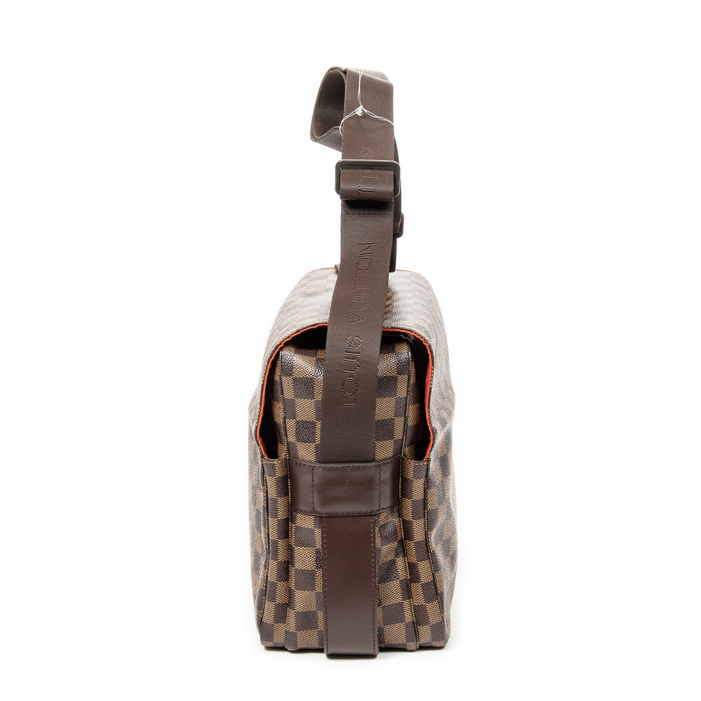 Shoulder Bag Naviglio GM Brown Damier Ebene