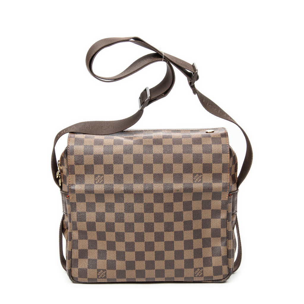 Shoulder Bag Naviglio GM Brown Damier Ebene