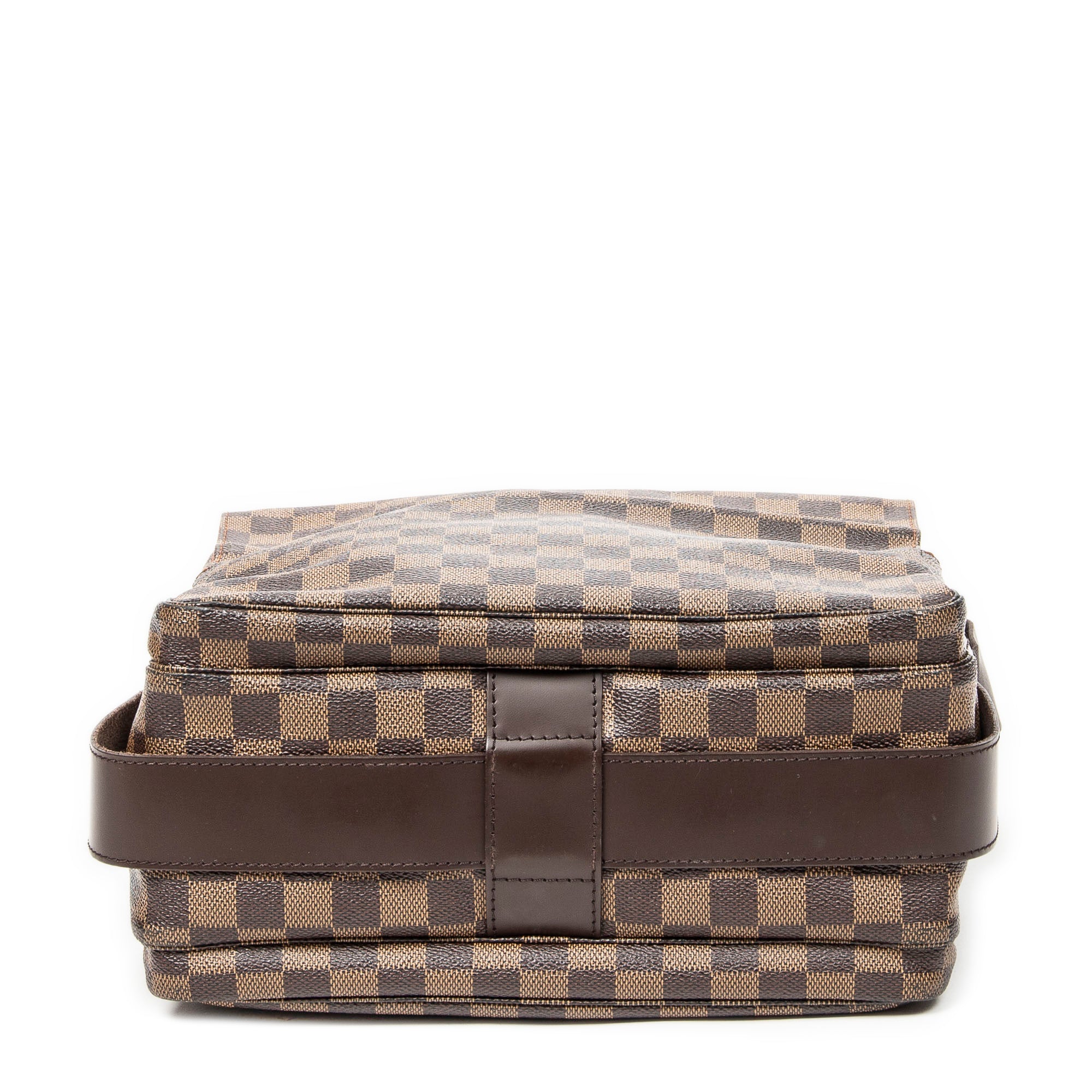 Shoulder Bag Naviglio GM Brown Damier Ebene