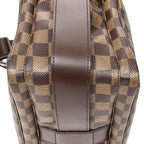 Shoulder Bag Naviglio GM Brown Damier Ebene