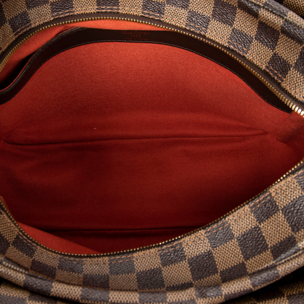Shoulder Bag Naviglio GM Brown Damier Ebene