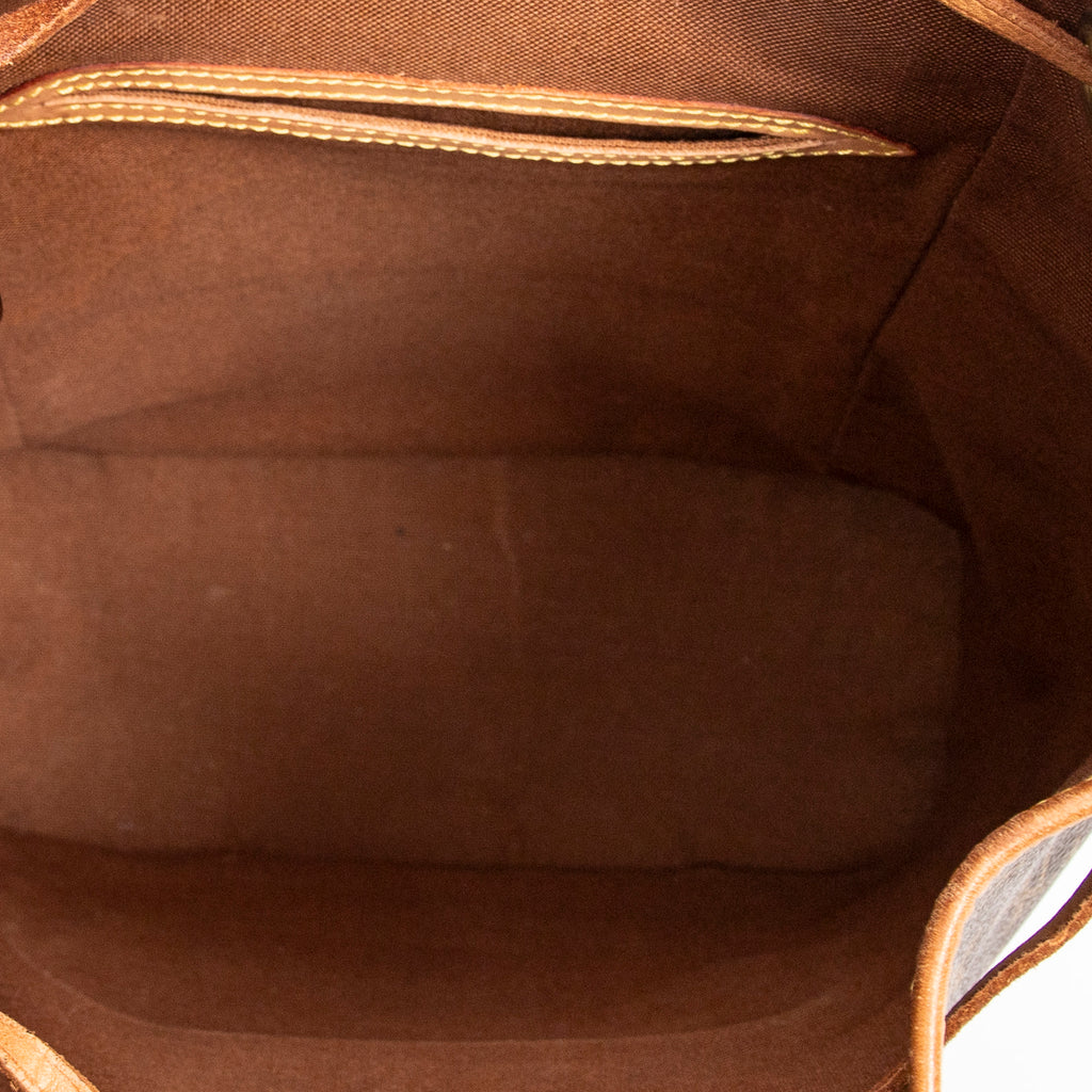 Sac à dos Montsouris PM Toile Monogram marron