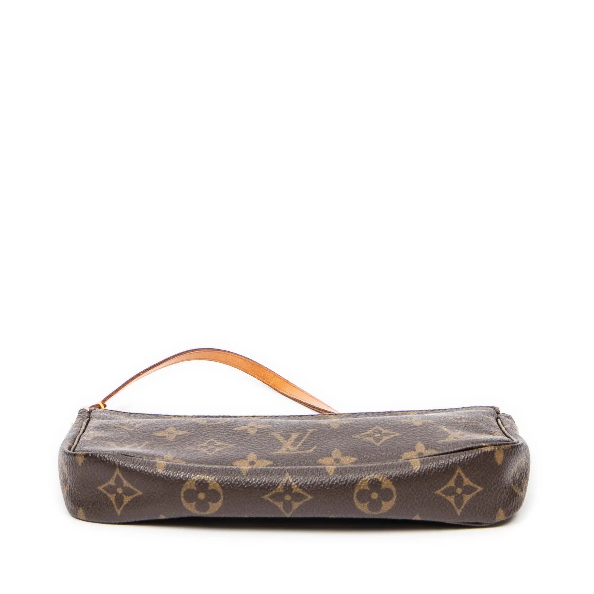 Bolsa para accesorios de bolso Lona Monogram marrón