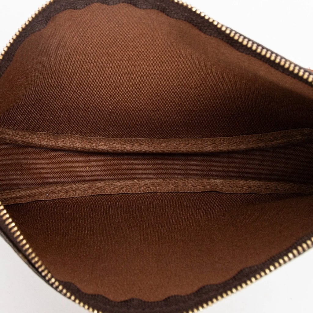 Bolsa para accesorios de bolso Lona Monogram marrón