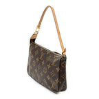 Handbag Accessory Pouch Brown Monogram Canvas