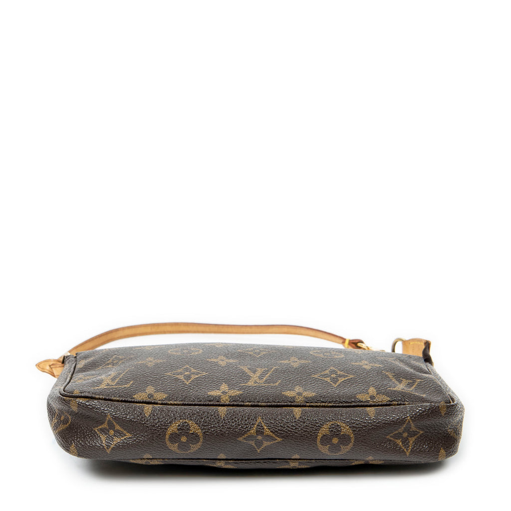Handbag Accessory Pouch Brown Monogram Canvas