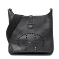 Shoulder Bag Evelyne I GM Black Togo Leather