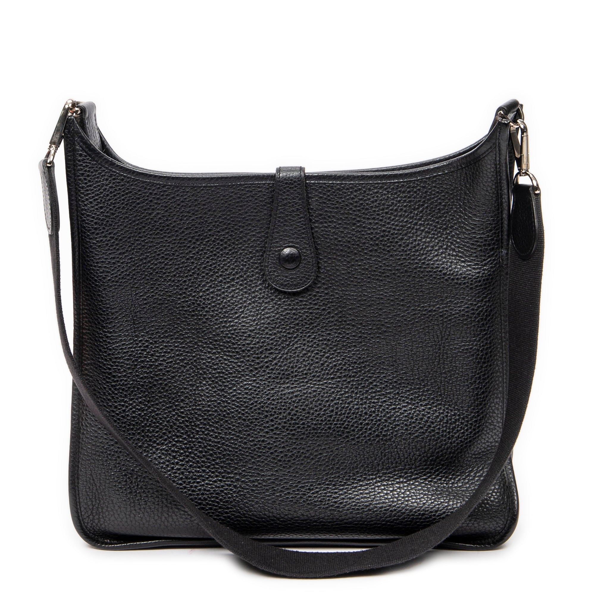 Shoulder Bag Evelyne I GM Black Togo Leather