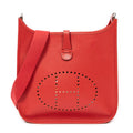 Sac bandoulière Evelyne I PM en cuir Epsom rouge