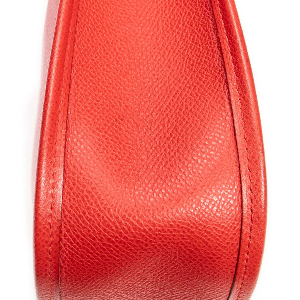 Sac bandoulière Evelyne I PM en cuir Epsom rouge