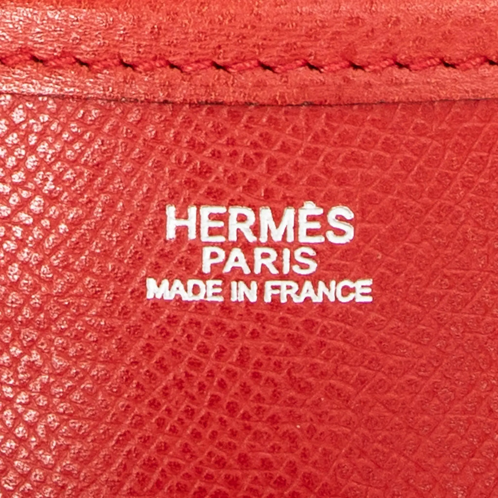 Sac bandoulière Evelyne I PM en cuir Epsom rouge