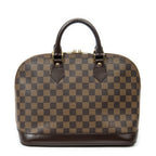 Handbag Alma PM Brown Damier Ebene