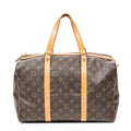 Handbag Sac Souple 35 Brown Monogram Canvas
