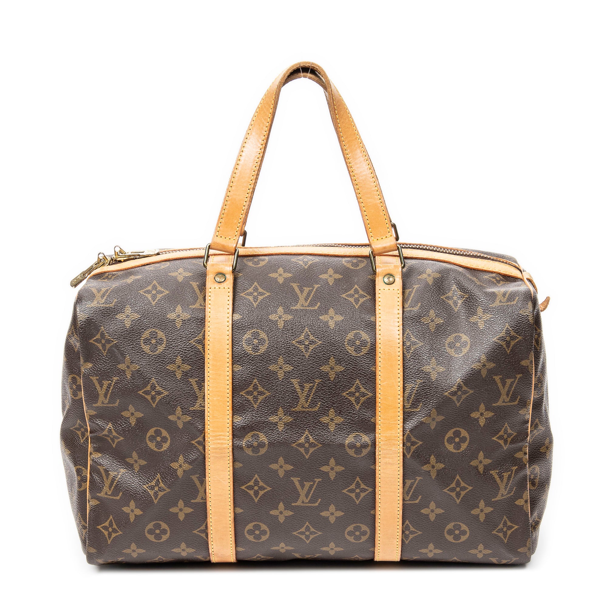 Handbag Sac Souple 35 Brown Monogram Canvas