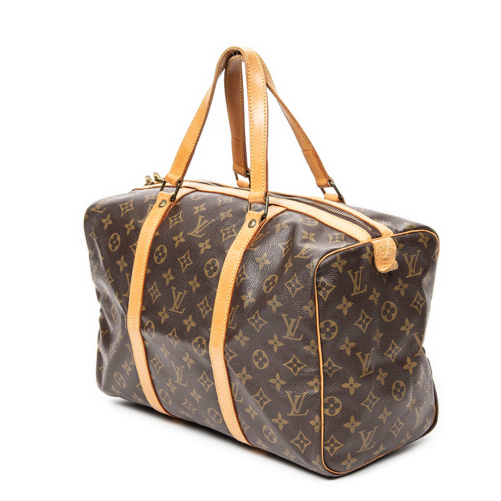 Handbag Sac Souple 35 Brown Monogram Canvas