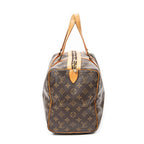 Handbag Sac Souple 35 Brown Monogram Canvas