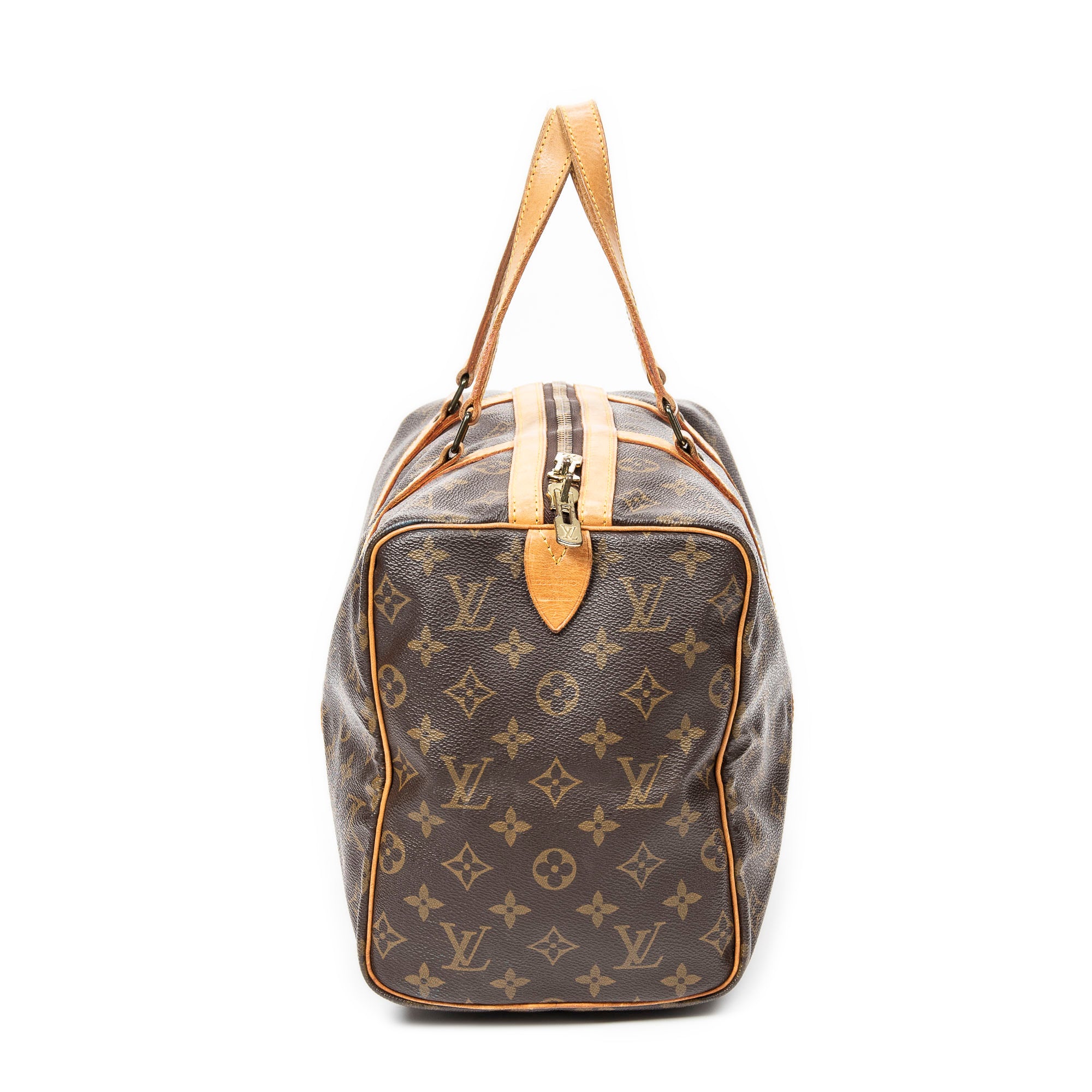 Handbag Sac Souple 35 Brown Monogram Canvas