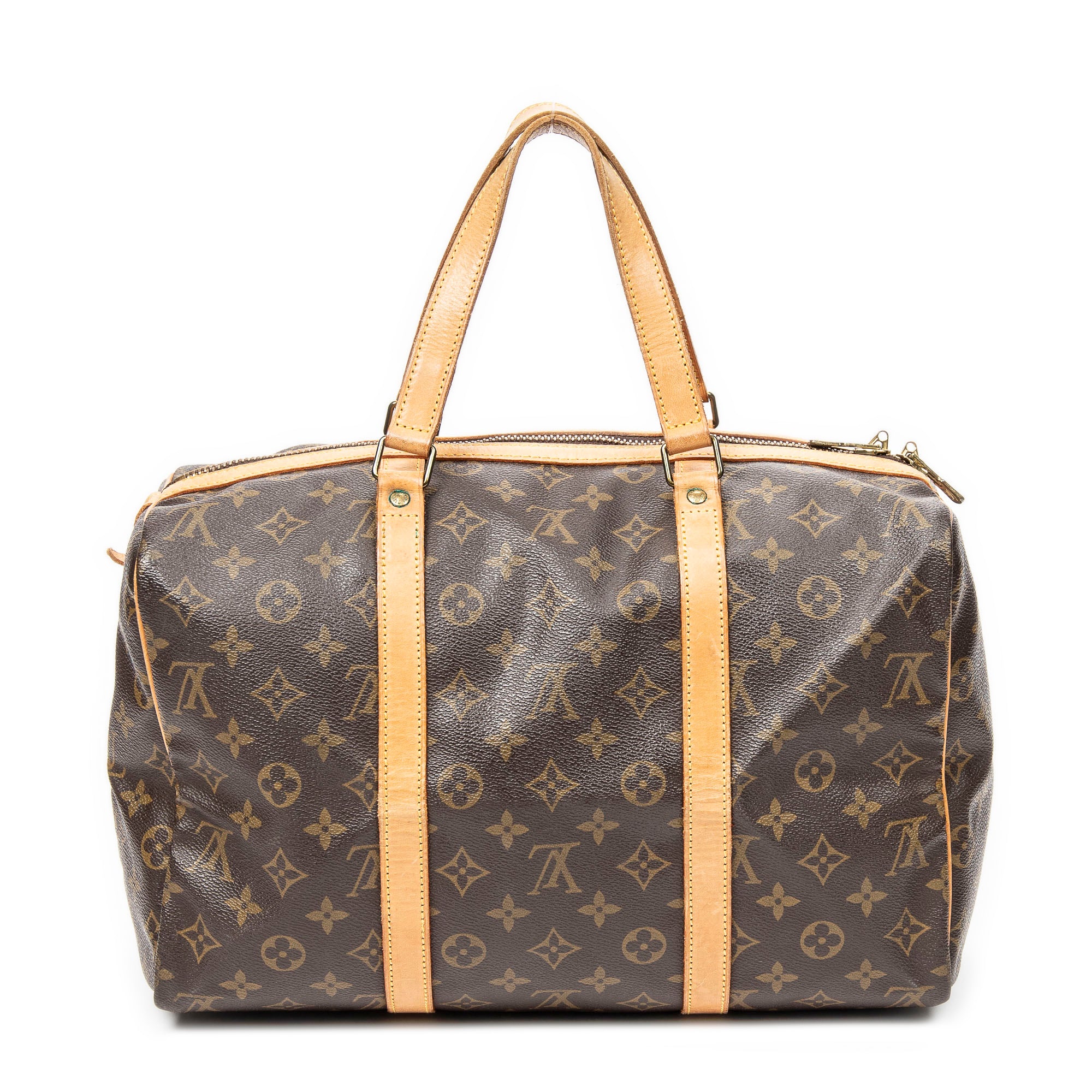 Handbag Sac Souple 35 Brown Monogram Canvas