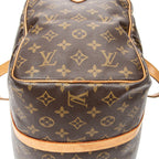 Handbag Sac Souple 35 Brown Monogram Canvas