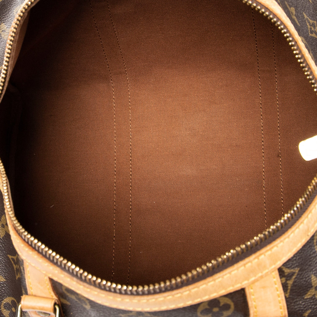 Handbag Sac Souple 35 Brown Monogram Canvas