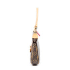 Handbag Pochette Accessoires Brown Monogram Perforated