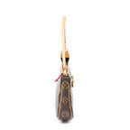 Handbag Pochette Accessoires Brown Monogram Perforated