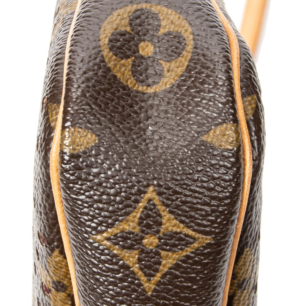 Handbag Pochette Accessoires Brown Monogram Perforated