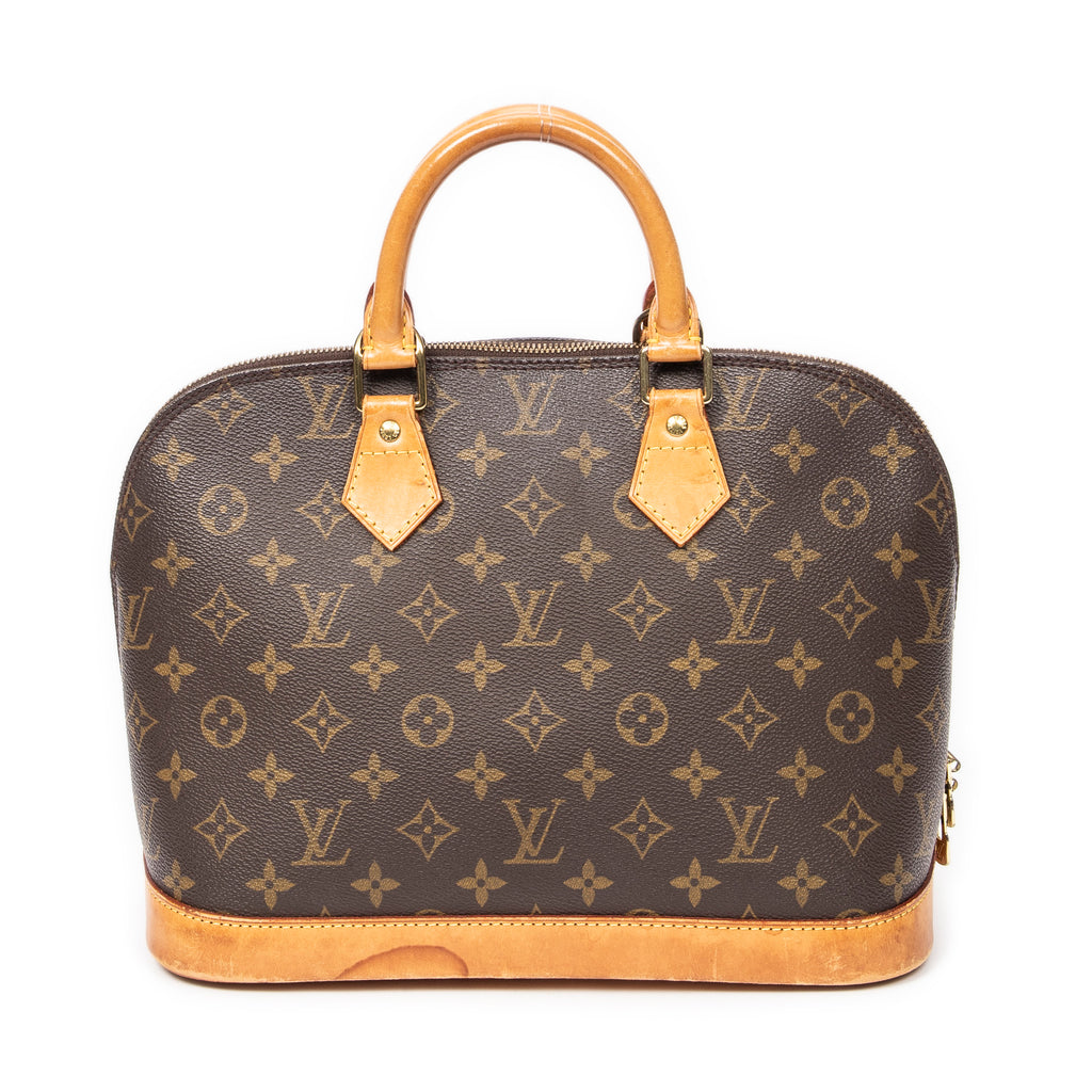 Handbag Alma PM Brown Monogram Canvas