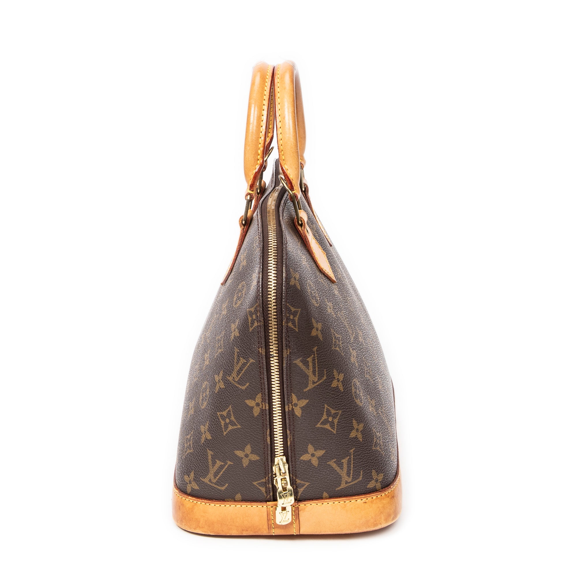 Handbag Alma PM Brown Monogram Canvas