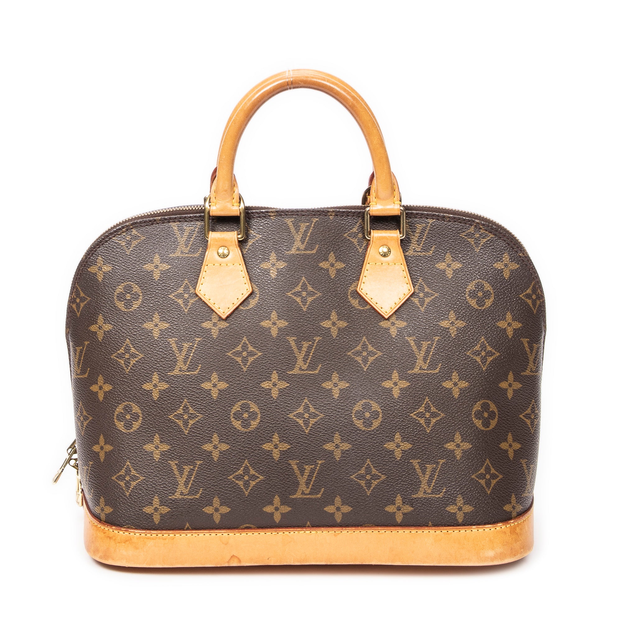 Handbag Alma PM Brown Monogram Canvas