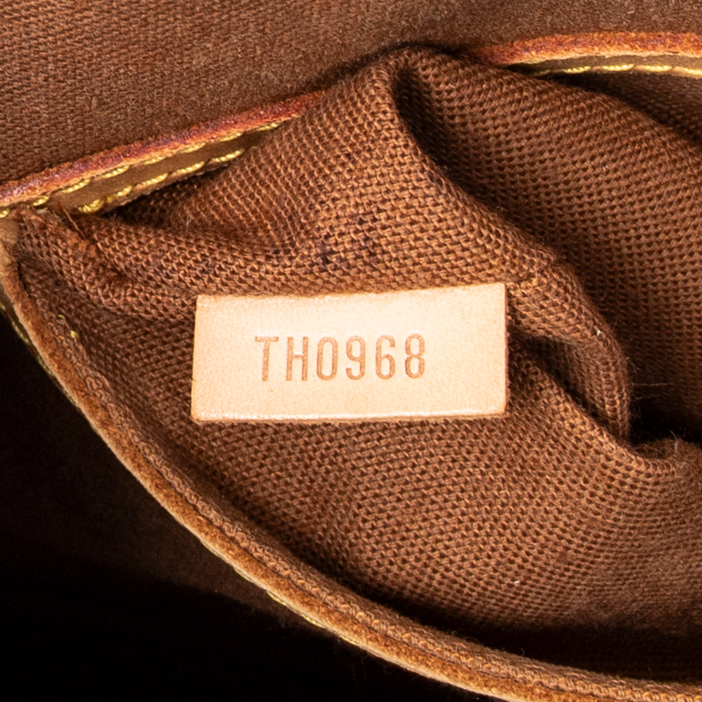 Handbag Alma PM Brown Monogram Canvas