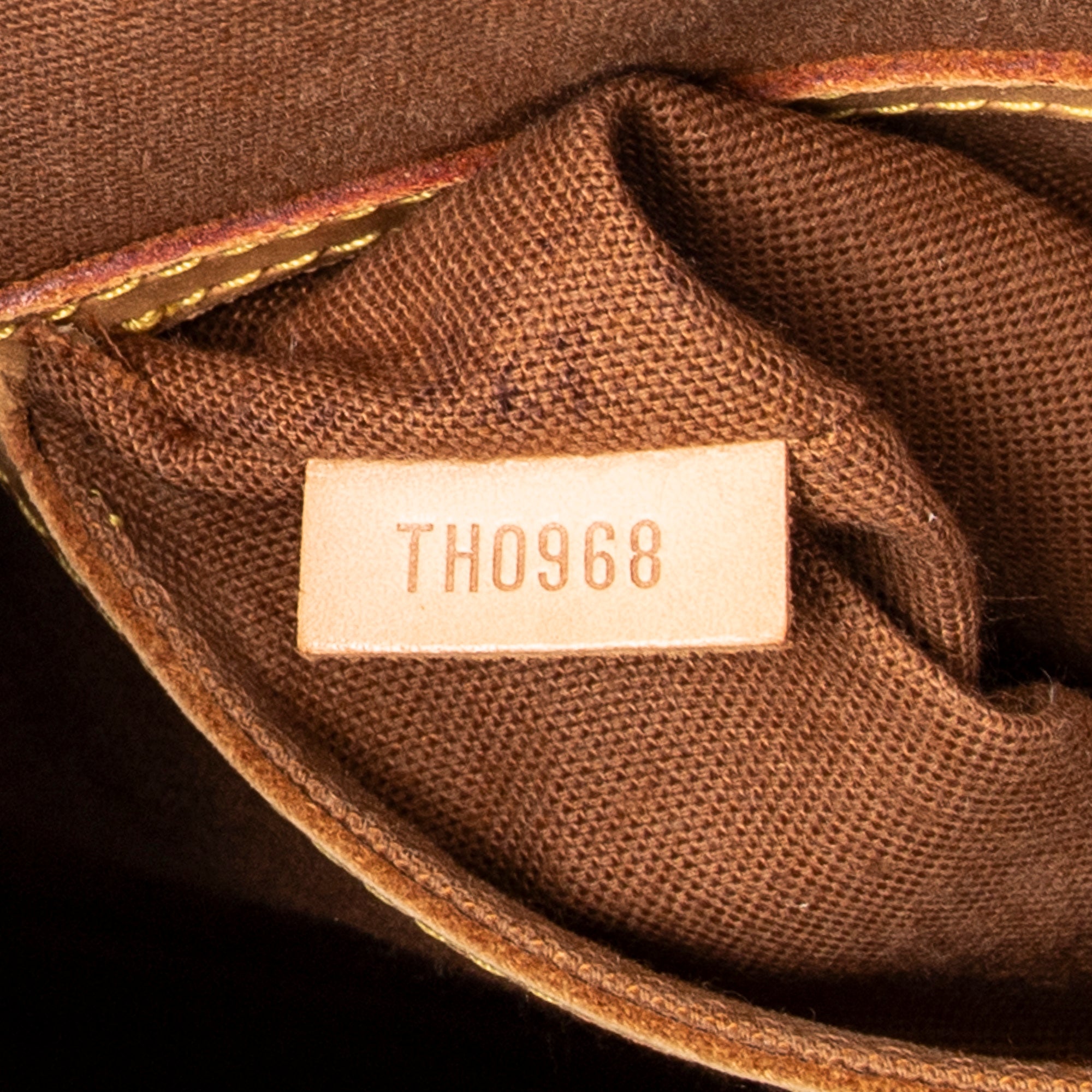 Handbag Alma PM Brown Monogram Canvas