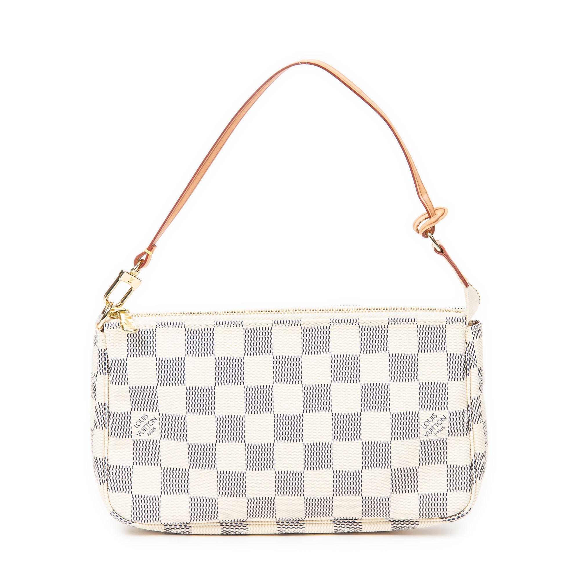 Handbag Accessory Pouch Ivory Damier Azur