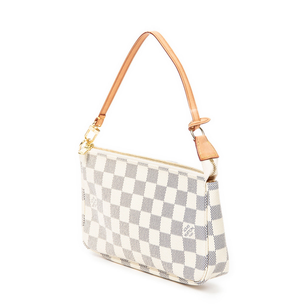 Handbag Accessory Pouch Ivory Damier Azur