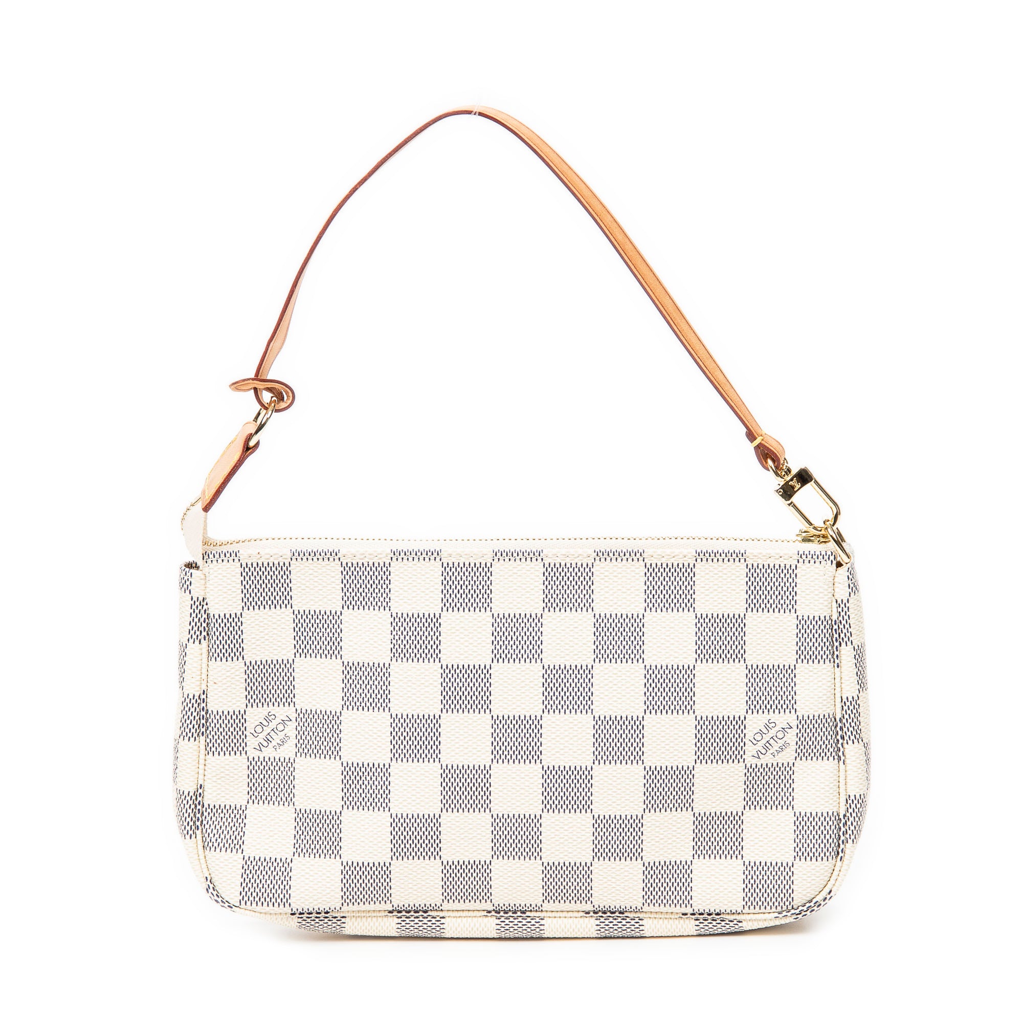 Handbag Accessory Pouch Ivory Damier Azur