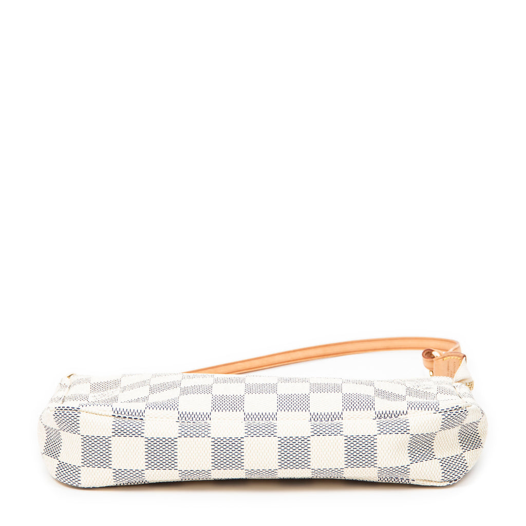 Handbag Accessory Pouch Ivory Damier Azur
