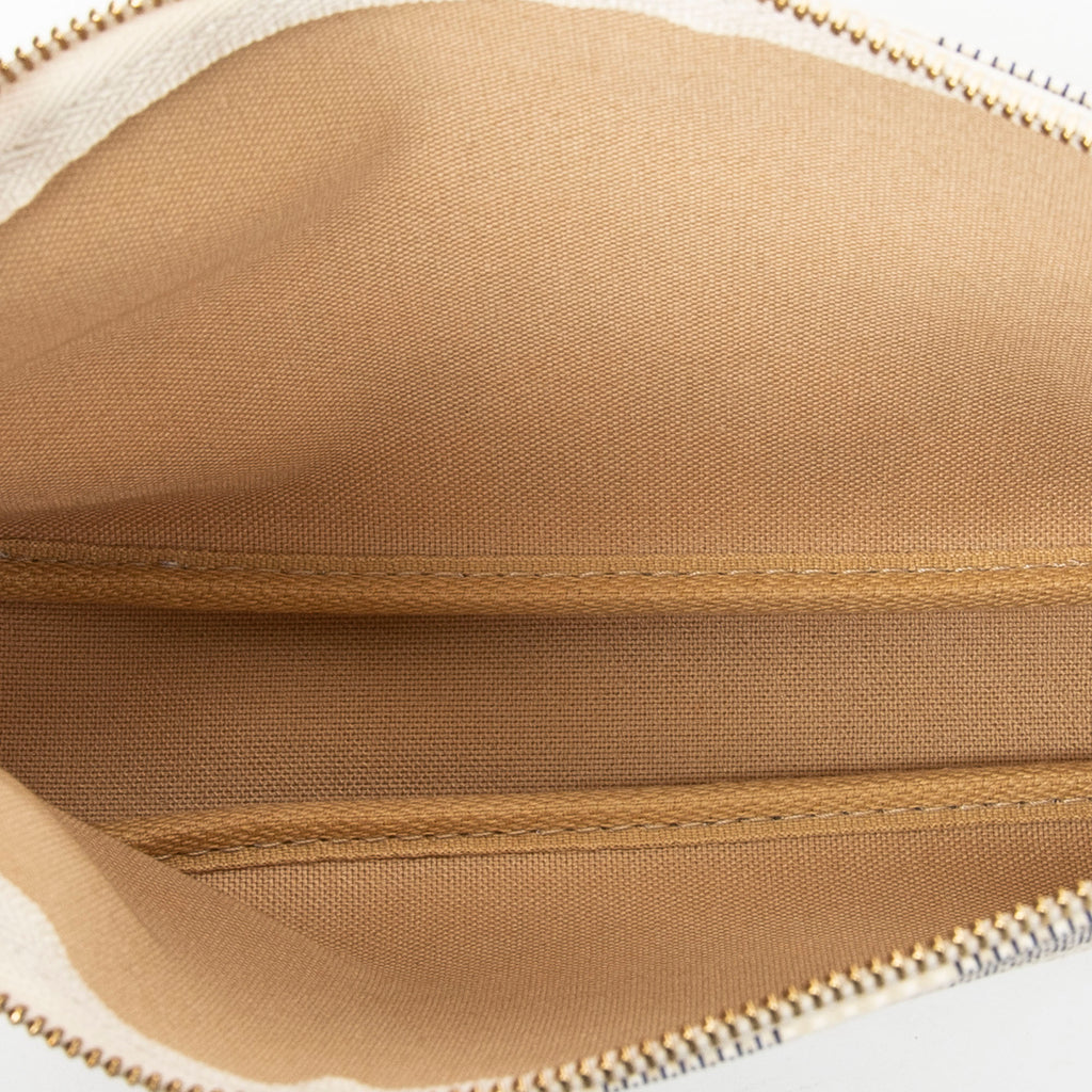 Handbag Accessory Pouch Ivory Damier Azur
