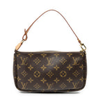 Handbag Accessory Pouch Brown Monogram Canvas