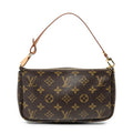 Estuche de accesorios para bolso de mano lona Monogram marrón