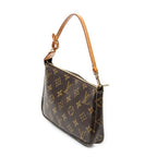Handbag Accessory Pouch Brown Monogram Canvas