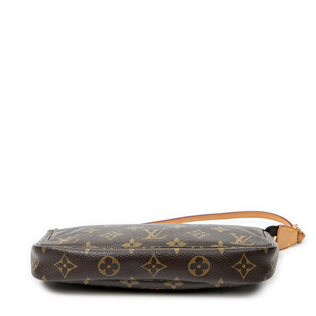 Handbag Accessory Pouch Brown Monogram Canvas