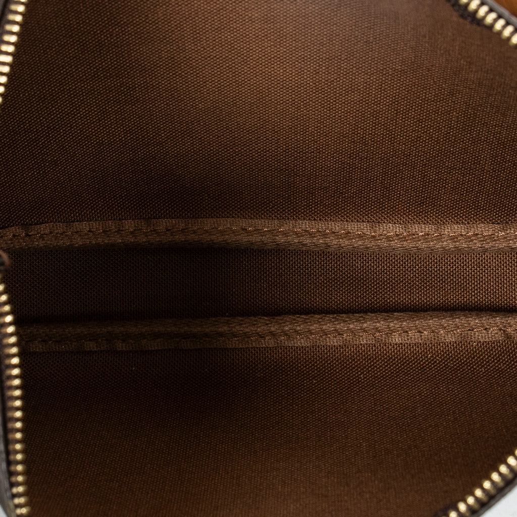 Handbag Accessory Pouch Brown Monogram Canvas