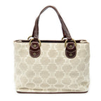 Handbag Small Vintage Open Tote Beige Macadam Canvas