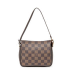 Handbag Trousse Make Up Pouch Brown Damier Ebene