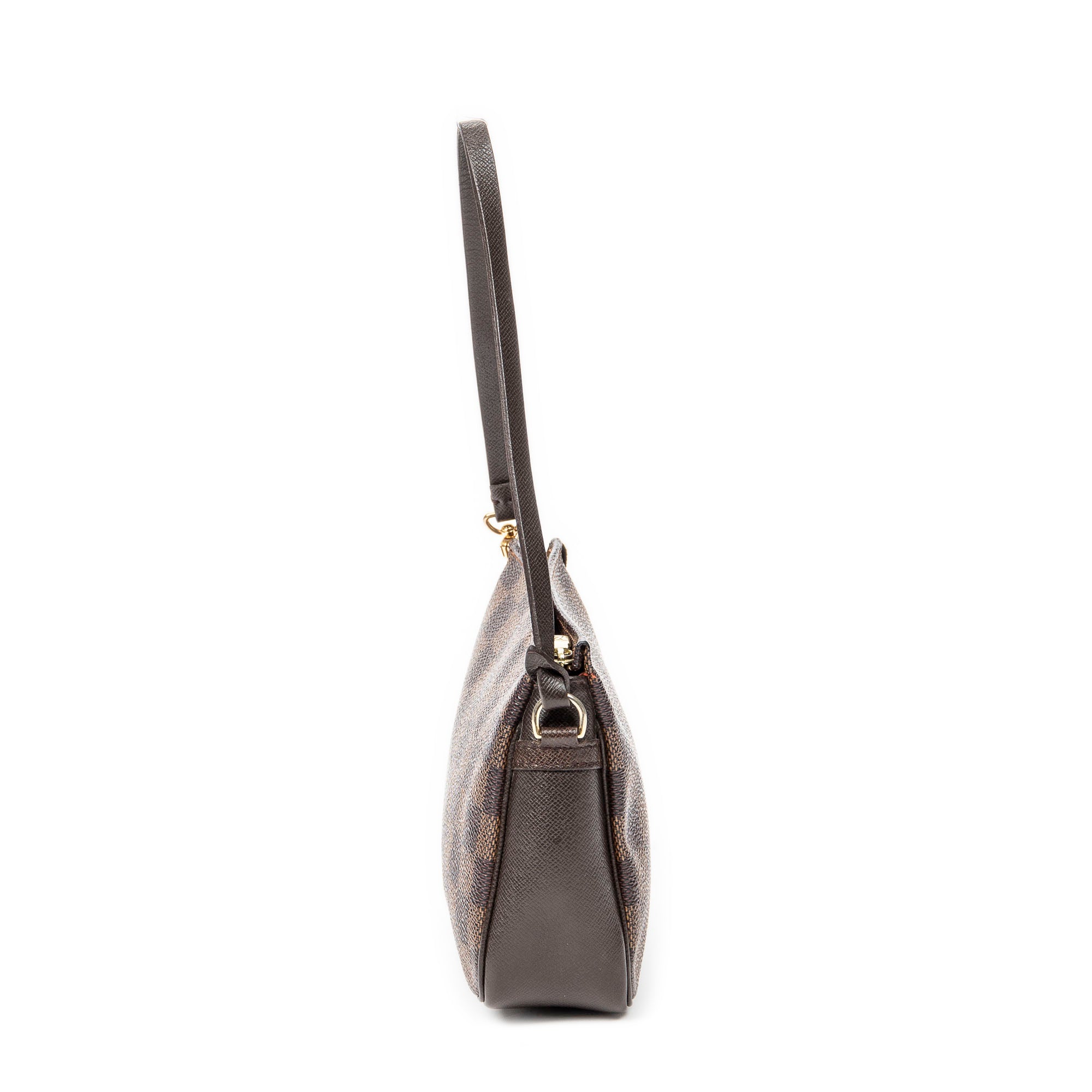 Handbag Trousse Make Up Pouch Brown Damier Ebene